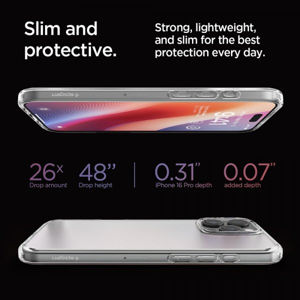 Spigen iPhone 16 Pro Cover Ultra Hybrid Frost Clear
