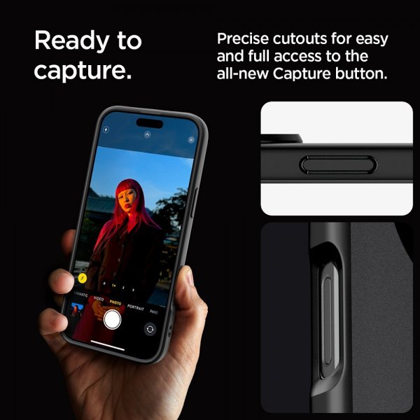 Spigen iPhone 16 Pro Cover Ultra Hybrid MagFit Frost Black