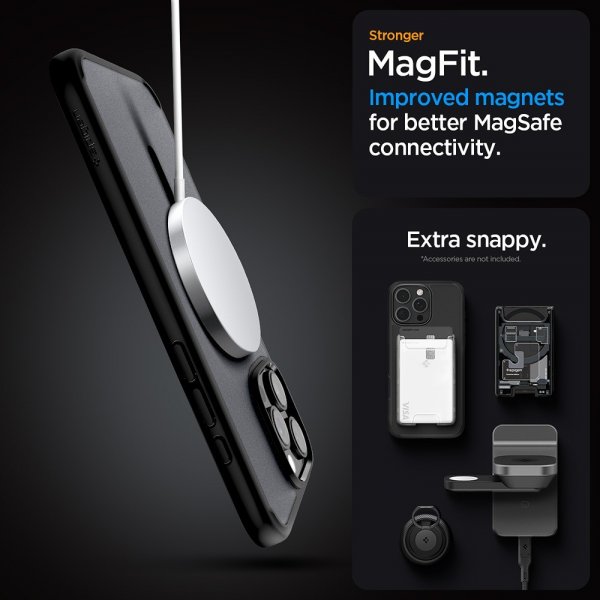 Spigen iPhone 16 Pro Cover Ultra Hybrid MagFit Frost Black