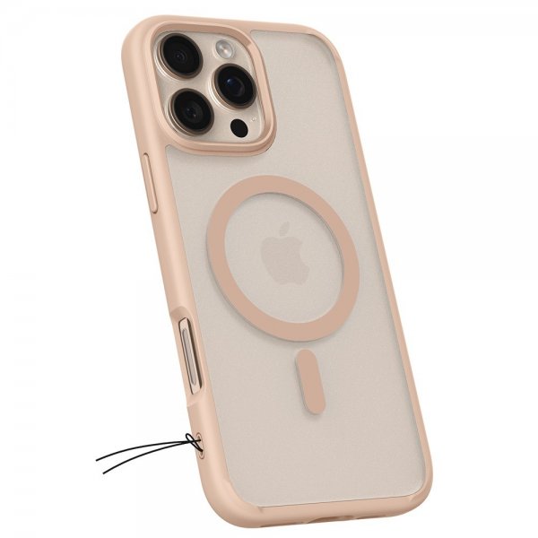 Spigen iPhone 16 Pro Cover Ultra Hybrid MagFit Frost Rose Titanium