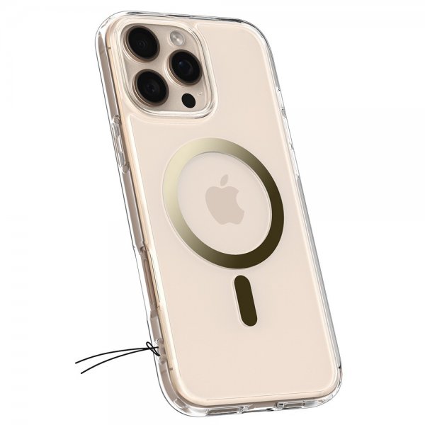 Spigen iPhone 16 Pro Cover Ultra Hybrid MagFit Guld