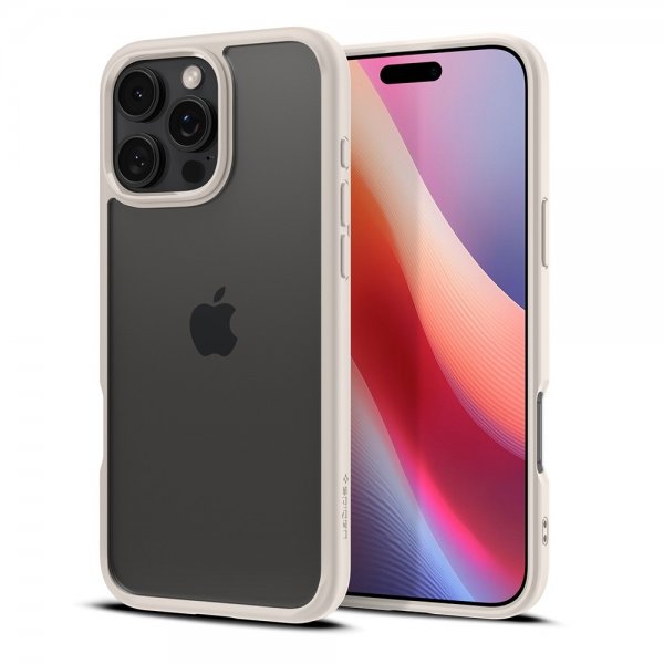 Spigen iPhone 16 Pro Cover Ultra Hybrid Natural Titanium