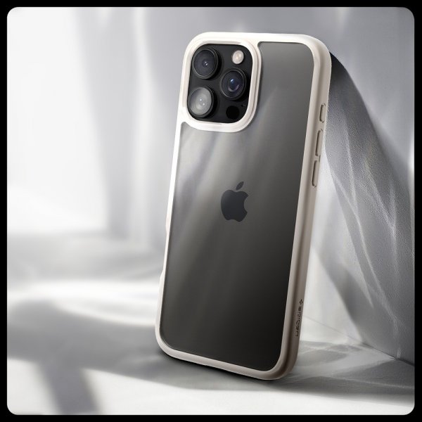 Spigen iPhone 16 Pro Cover Ultra Hybrid Natural Titanium