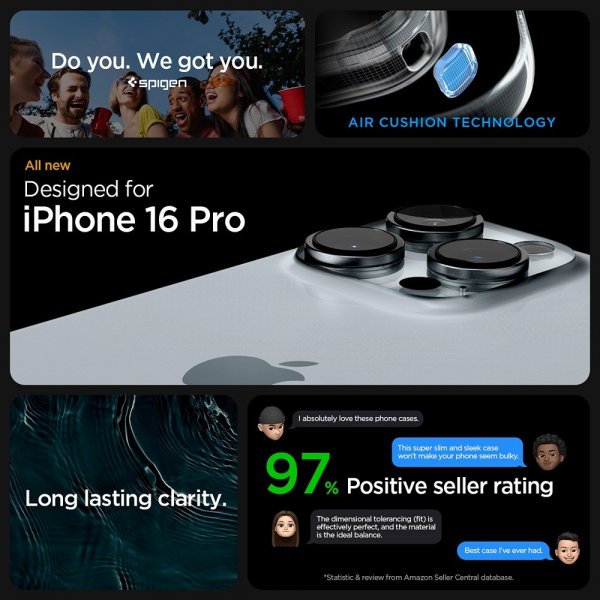 Spigen iPhone 16 Pro Cover Ultra Hybrid Navy Blue