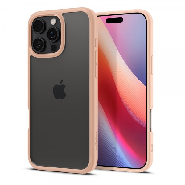 Spigen iPhone 16 Pro Cover Ultra Hybrid Rose Titanium