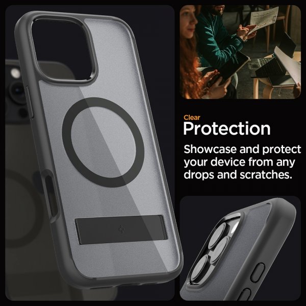 Spigen iPhone 16 Pro Cover Ultra Hybrid S MagFit Frost Black