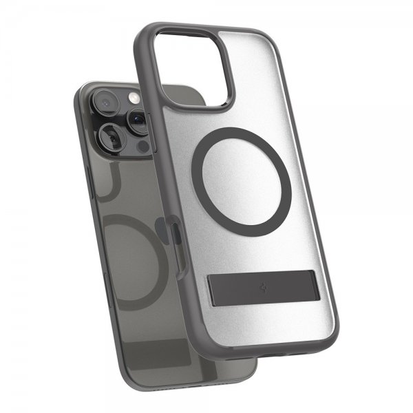 Spigen iPhone 16 Pro Cover Ultra Hybrid S MagFit Frost Gray