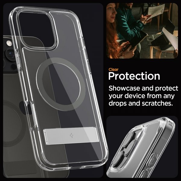 Spigen iPhone 16 Pro Cover Ultra Hybrid S MagFit Graphite