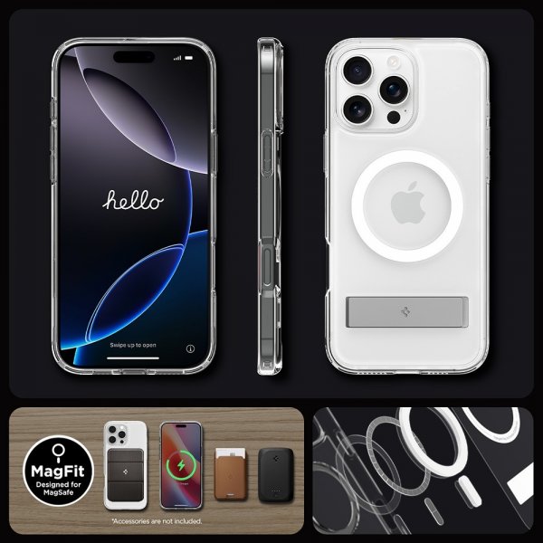 Spigen iPhone 16 Pro Cover Ultra Hybrid S MagFit Graphite