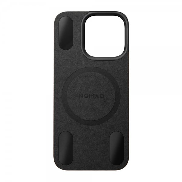 Nomad iPhone 16 Pro Skin Magnetisk Læderbagside Rustik Brun