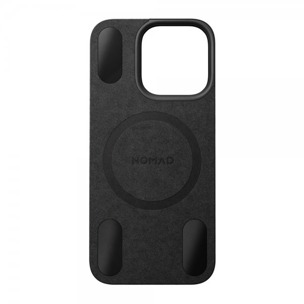 Nomad iPhone 16 Pro Skin Magnetic Leather Back Sort