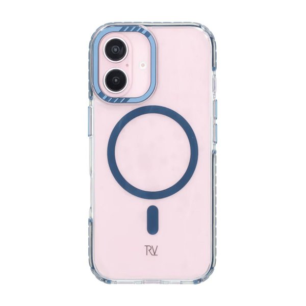Rvelon iPhone 16 Cover TPU MagSafe Blå