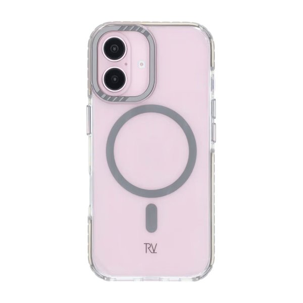 Rvelon iPhone 16 Cover TPU MagSafe Grå