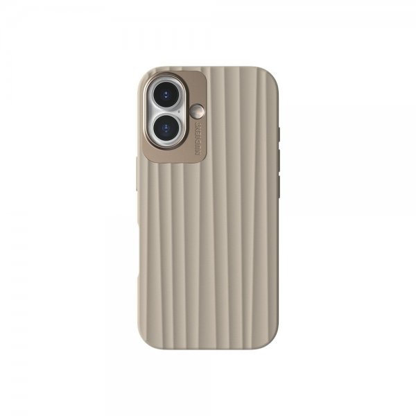 Nudient iPhone 16 Cover Bold MagSafe Linen Beige