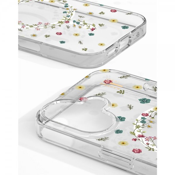 Ideal of Sweden iPhone 16 Cover Clear Case MagSafe Petite Floral