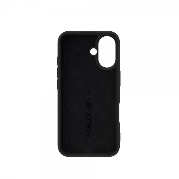 Celly iPhone 16 Cover CROMO Sort