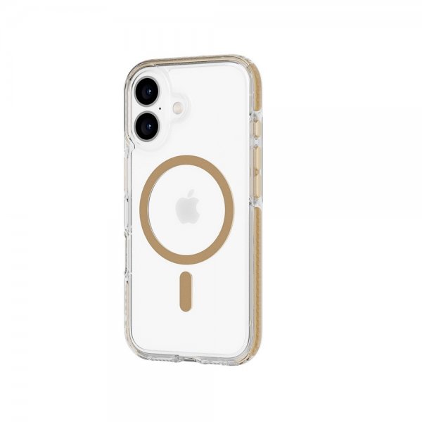 Tech21 iPhone 16 Cover EvoCrystal MagSafe Guld