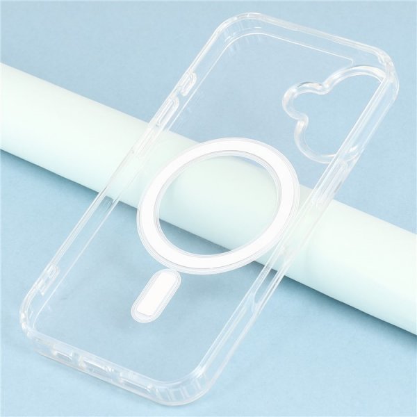 Nordic Covers iPhone 16 Cover Feather Series MagSafe Transparent