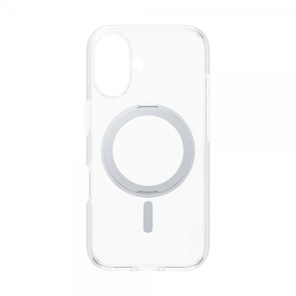 CARE by PanzerGlass iPhone 16 Cover Kickstand MagSafe Sølv