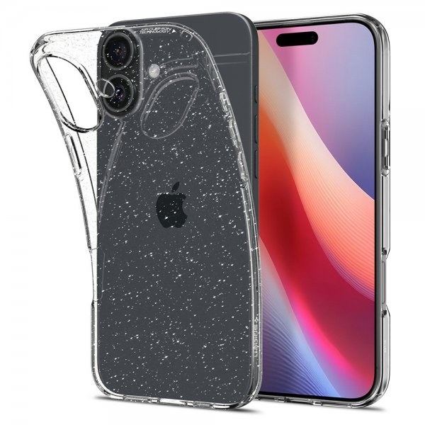 Spigen iPhone 16 Cover Liquid Crystal Glitter Crystal Quartz
