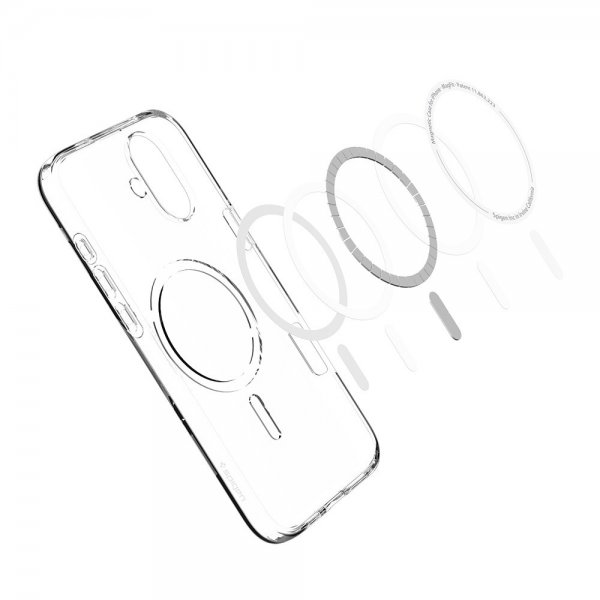 Spigen iPhone 16 Cover Liquid Crystal MagFit Crystal Clear