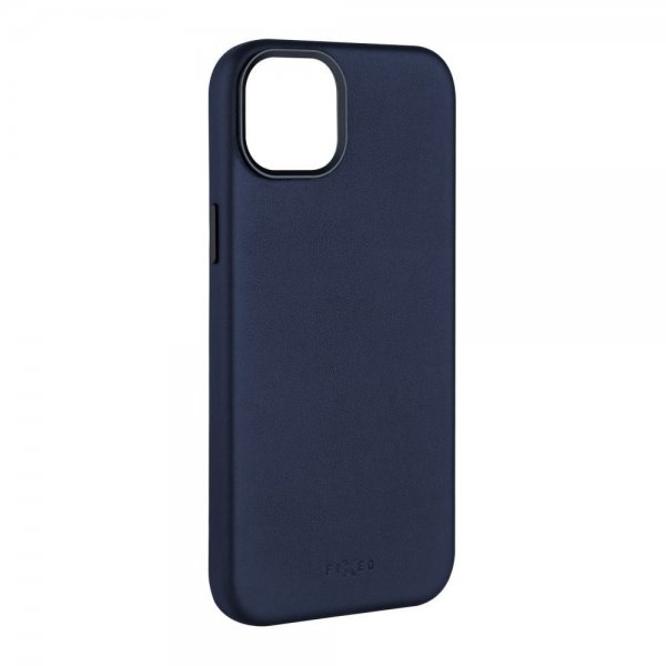 Fastgjort iPhone 16 Cover MagLæder Blå