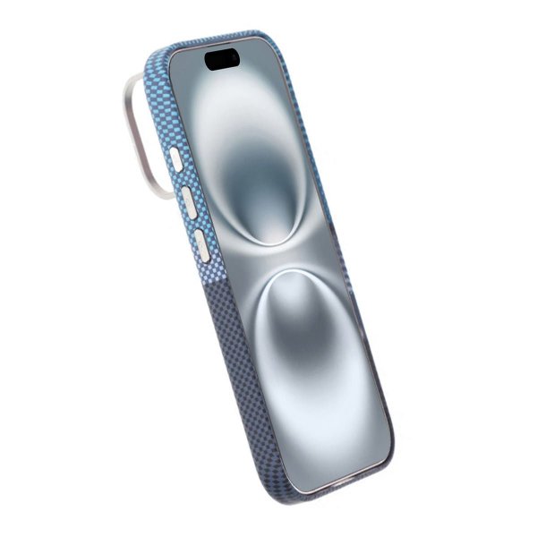 iPhone 16 Cover Udfoldeligt Stativ MagSafe Blå