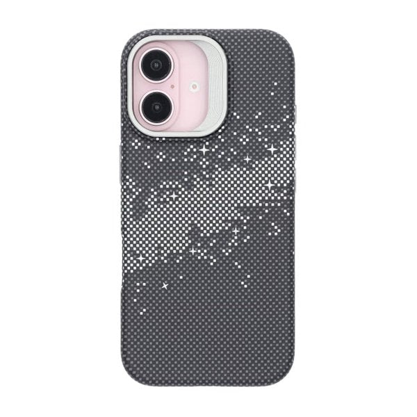 iPhone 16 Cover Udklappeligt Stativ MagSafe Sort
