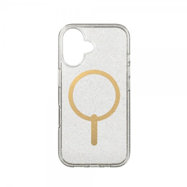 ZAGG iPhone 16 Cover Milan Snap Gold Glitter