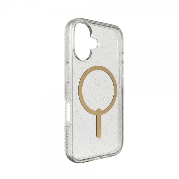 ZAGG iPhone 16 Cover Milan Snap Gold Glitter