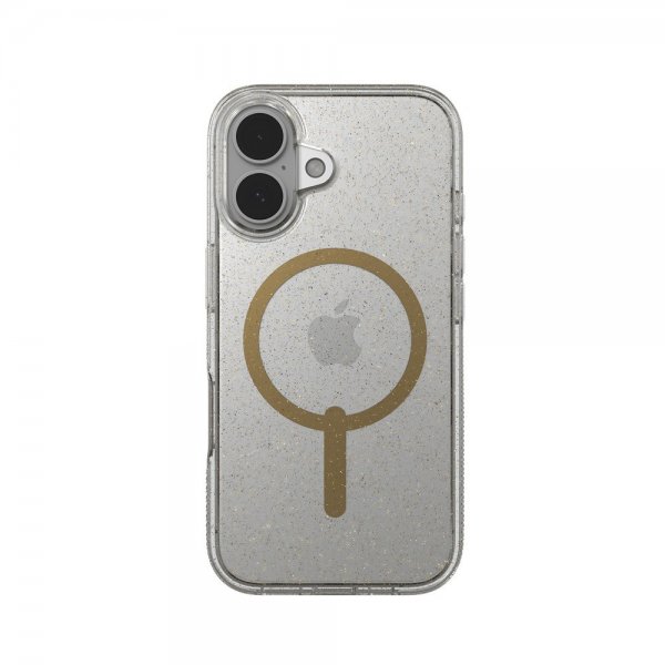 ZAGG iPhone 16 Cover Milan Snap Gold Glitter