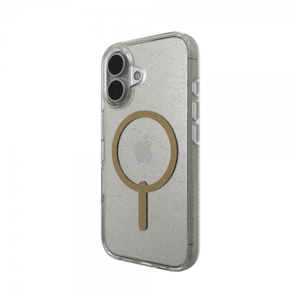 ZAGG iPhone 16 Cover Milan Snap Gold Glitter