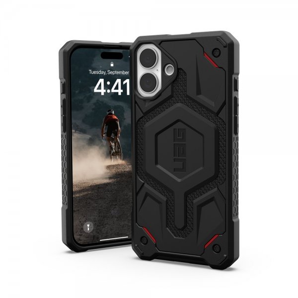 Urban Armor Gear (UAG) iPhone 16 Cover Monarch Pro Kevlar MagSafe Sort