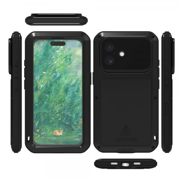 Love Mei iPhone 16 Cover Kraftfuldt Etui