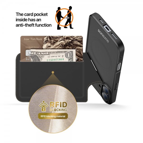 Dux Ducis iPhone 16 Cover Rafi II Series MagSafe Sort