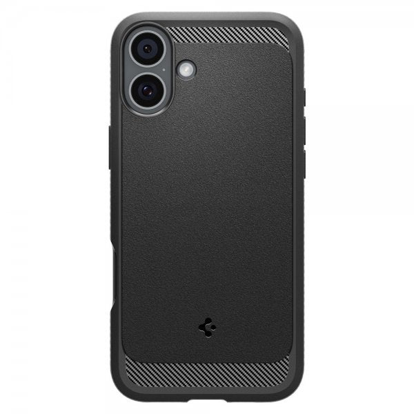 Spigen iPhone 16 Cover Rugged Armor MagFit Mat Sort