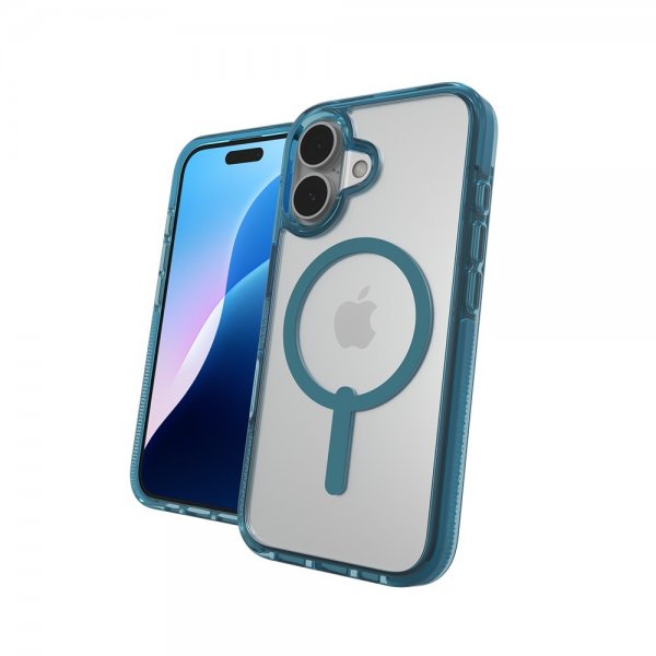 ZAGG iPhone 16 Cover Santa Cruz Snap Retro Blue