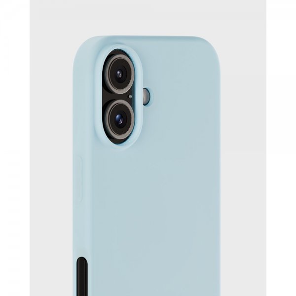 holdit iPhone 16 Cover Silikone Mineral Blue