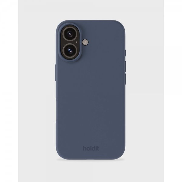 holdit iPhone 16 Cover Silikone Pacific Blue