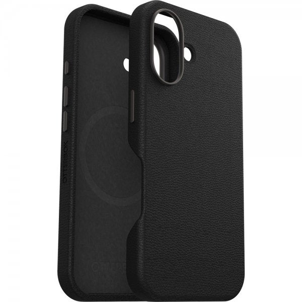 Otterbox iPhone 16 Cover Symmetry Cactus Leather MagSafe Noir Ash