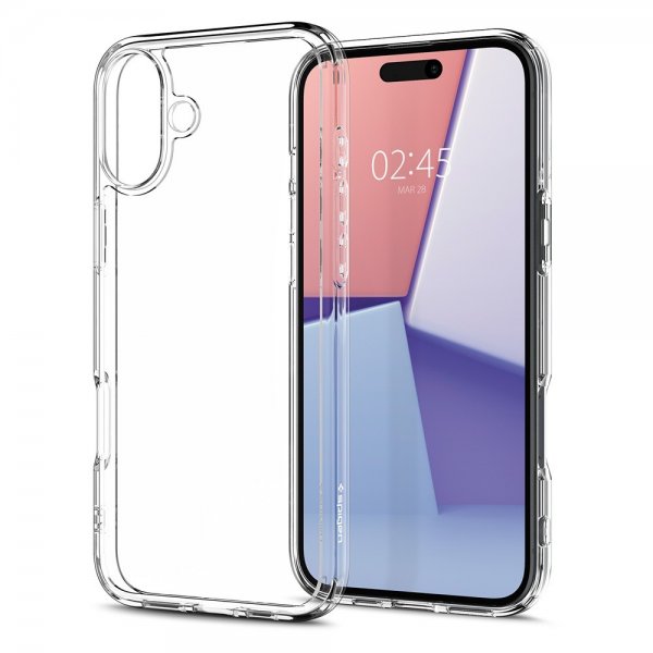 Spigen iPhone 16 Cover Ultra Hybrid Crystal Clear