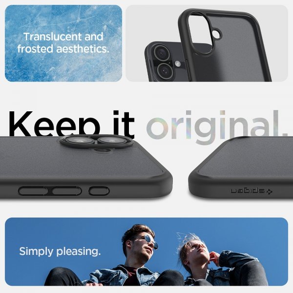 Spigen iPhone 16 Cover Ultra Hybrid Frost Black