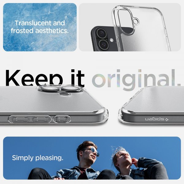 Spigen iPhone 16 Cover Ultra Hybrid Frost Clear