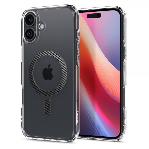 Spigen iPhone 16 Cover Ultra Hybrid MagFit Carbon Fiber