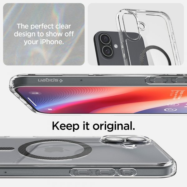 Spigen iPhone 16 Cover Ultra Hybrid MagFit Carbon Fiber