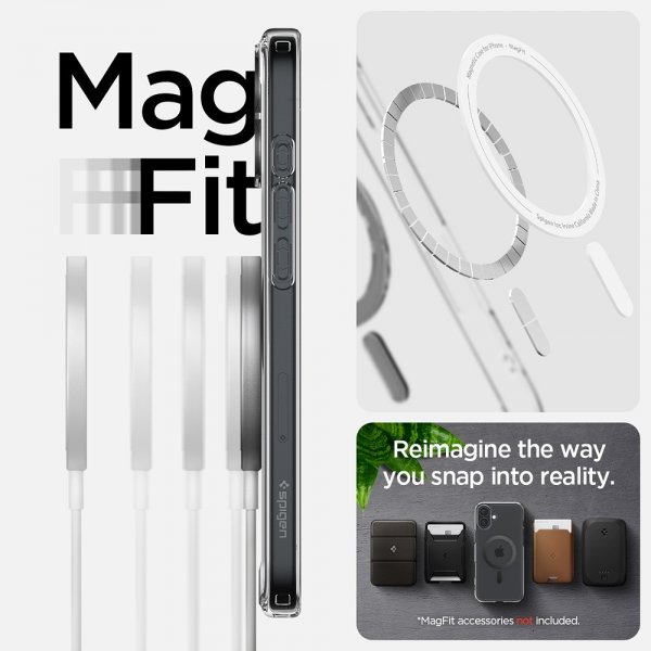 Spigen iPhone 16 Cover Ultra Hybrid MagFit Carbon Fiber