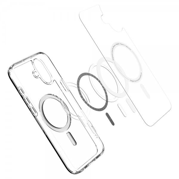 Spigen iPhone 16 Cover Ultra Hybrid MagFit Hvid