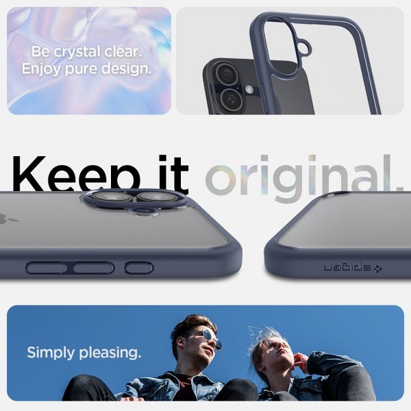 Spigen iPhone 16 Cover Ultra Hybrid Navy Blue