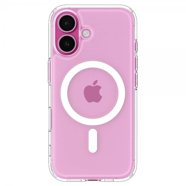 Spigen iPhone 16 Cover Ultra Hybrid T MagFit Klar Hvid