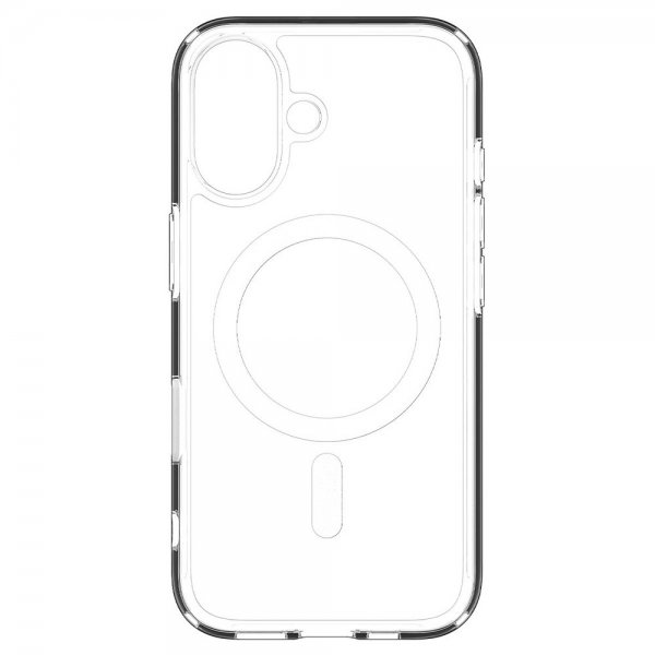 Spigen iPhone 16 Cover Ultra Hybrid T MagFit Klar Hvid
